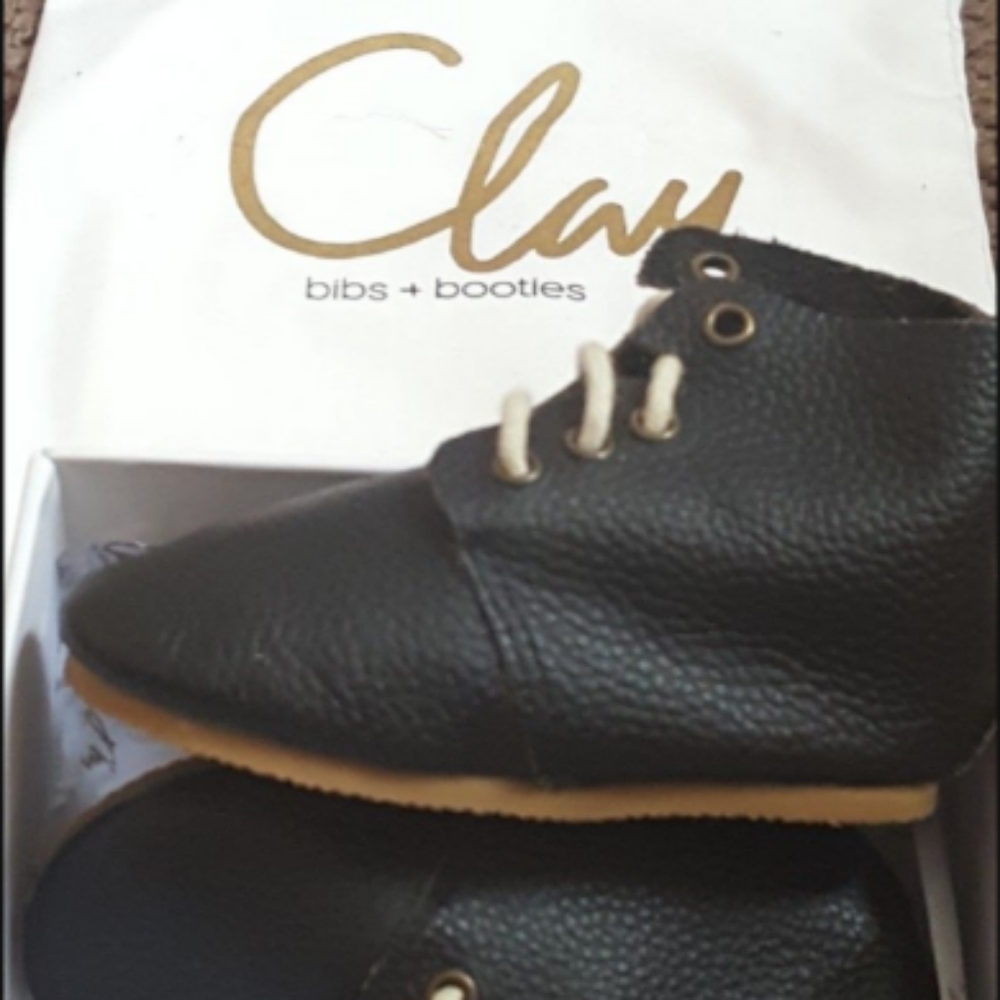 Clay baby shoes